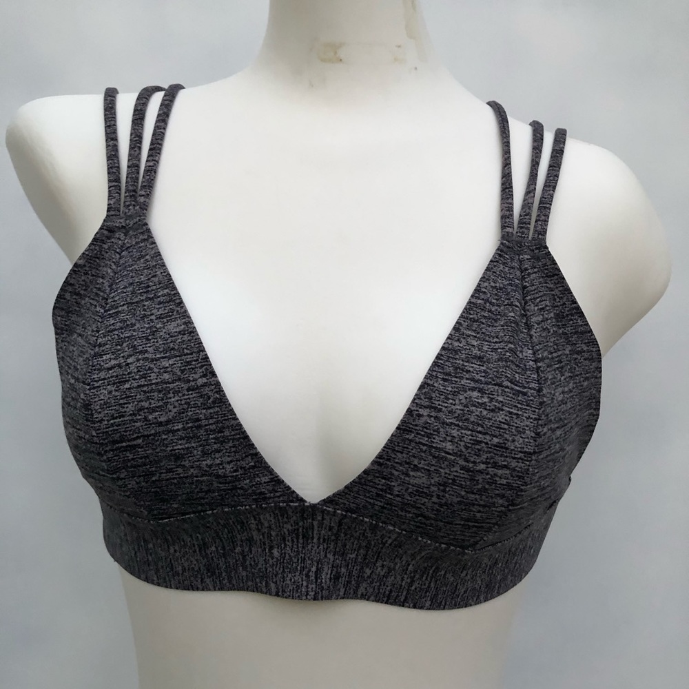 Pink VS Smocked Triangle Bralette Size XS